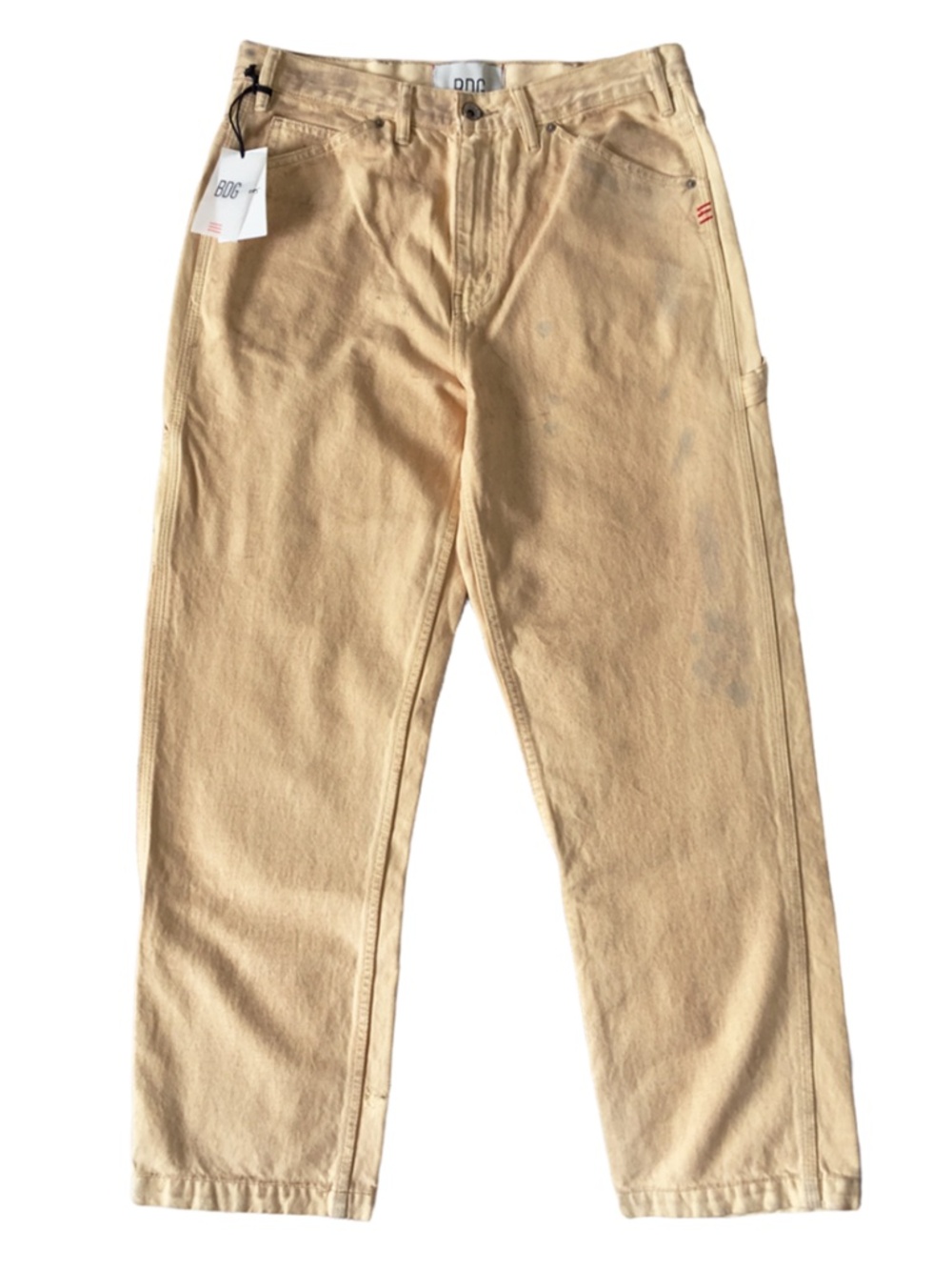 33x32 Urban Outfitters Men’s Distressed Carpenter Jean NWT Painter Jean Cream
